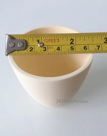 High Temperature 99% Al2O3 Alumina Ceramic Crucible for Muffle Furnace with Competitive Price